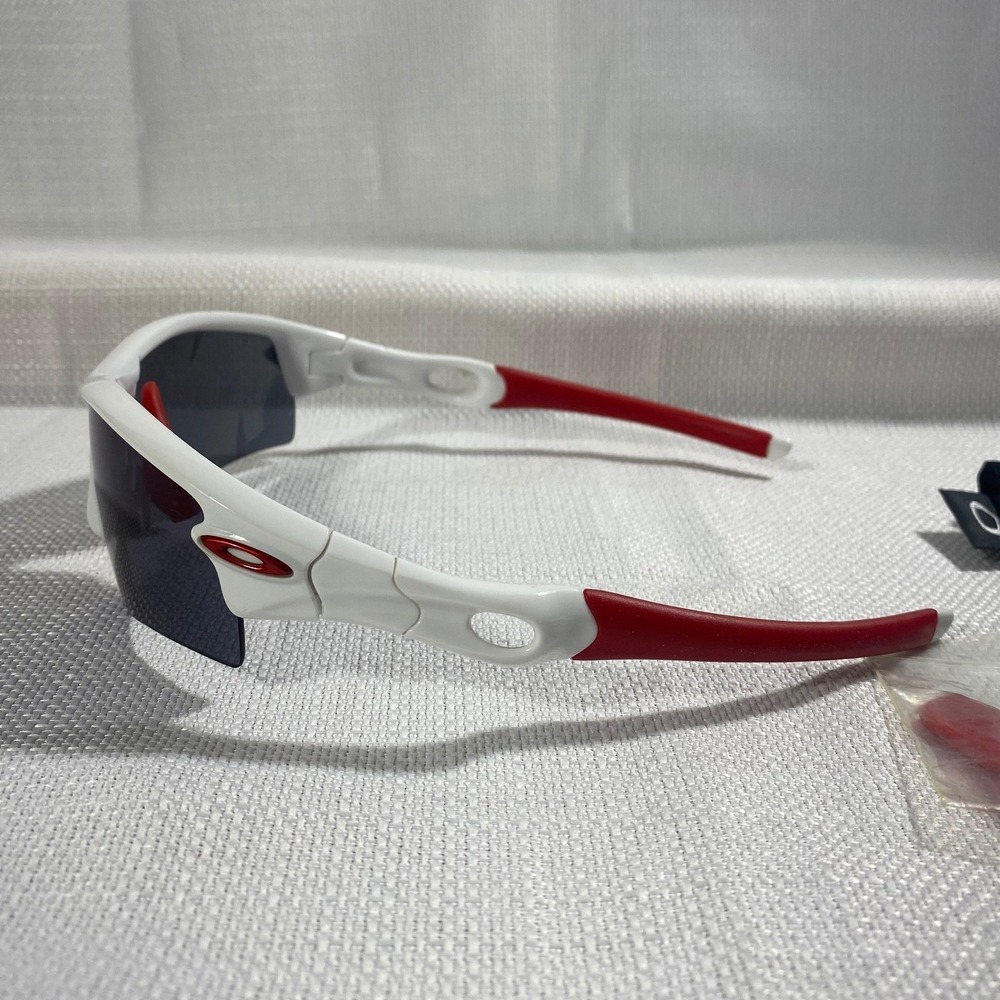 Oakley Radar Path Sunglasses White Red Blue Lens Sport Shield 09-6712 - Picture 3 of 11